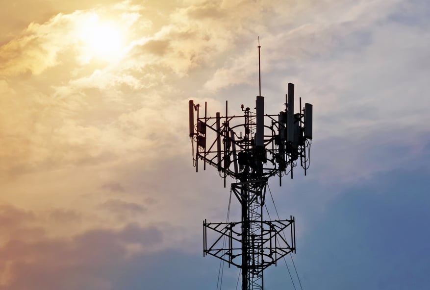 Telecom Antenna on sky